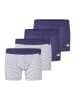 Schiesser Retro Short / Pant Kids Boys Feinripp Organic Cotton in Blau /Weiß gestreift