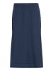 b. young BYMMIDDE LONG SKIRT - LIGHT WOVEN Loose fit in Navy Pinstripe Mix