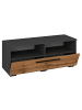 VCM  Holz TV Lowboard Möbel Fernsehschrank Arila L in Anthrazit / Honig-Eiche