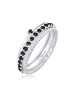 Elli Ring 925 Sterling Silber Ring Set, Twisted in Silber