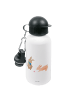 Mr. & Mrs. Panda Kindertrinkflasche Hasen Muschel ohne Spruch in Weiß