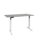 58 aufm Kessel SCHREIBTISCH höhenverstellbar elektrisch Edithe 160x90 weiß/beton