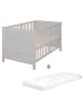 roba Babybett EASY SLEEP 70 x 140 cm - inkl. Matratze 'safe asleep®' - Grau