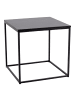 ebuy24 Couchtisch Viggo Schwarz 45 x 45 cm