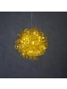 MARELIDA LED Drahtkugel Sphere 50LED D: 30cm für Außen in gold