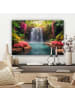 MuchoWow Leinwand bilder Tropischer Wasserfall (BxH)