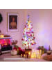 COSTWAY Künstlicher Weihnachtsbaum LED in Weiß