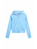 Juicy Couture Juicy Couture Zip-Kapuzenpullover in alaskan blue