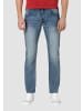 Timezone Regular Jeans Hose 5-Pocket Denim Pants Reißverschluss in Blau-2