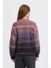 Pulz PZNATASCHA PULLOVER Regular fit in DARK MULTI COLOR
