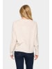 SAINT TROPEZ Strickpullover ZanikaSZ Gerade Passform in Creme Melange