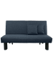 others FALTSOFA Kalomira Bezug Flachgewebe Metall schwarz / blau