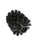 Wenko Ersatzbürste für WC-Garnituren Schwarz Ø 8 cm 4er Set in Schwarz