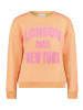 CARTOON Sweatshirt mit Rippbündchen in Patch Orange/Pink