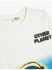 KOTON T-shirt in Ekru