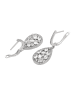 faina Women Dangle Earrings in Silver White