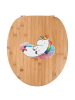 Mr. & Mrs. Panda WC Sitz Einhorn Wolke 7 ohne Spruch in Braun