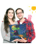 Mr. & Mrs. Panda Kissen Hexe Fliegt Design ohne Spruch in Weiß