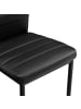 en.casa Esszimmerstuhl 2er Set in Schwarz (H)96cm (B)43cm (T)52cm