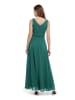 Vera Mont Abendkleid mit Plissee in Dark Emerald