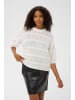 Kaffe Strickpullover KAmonia Loose fit in Chalk