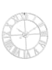 relaxdays Wanduhr in Weiß - Ø 60 cm