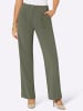 creation L Bundfaltenhose in khaki