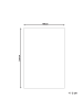 Beliani Kurzflor SARAI in Beige - (W) 160 x (L) 230 cm