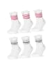 Occulto 6er Pack Tennissocken Steffi in Pink/Grau