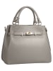 Samantha Look Handtasche echt Leder in grau