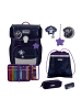 Scout Neo Exklusiv Safety Light Schulranzen-Set 5-teilig in Spooky Starlight