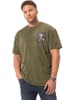 STHUGE Kurzarm T-Shirt in dunkel khaki