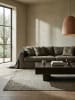 KADIMA DESIGN Jute-Teppich Handgewebt WEAVER 24% Wolle Naturfaser Boho Wohnzimmer in Grün