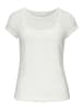 LASCANA Spitzenshirt in weiß