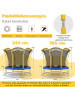 COSTWAY φ304cm Gartentrampolin in Gelb