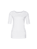 MARC CAIN Rundhalsshirt in White