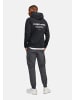Jack & Jones Hoodie 'Aero Print' in schwarz
