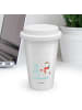 Mr. & Mrs. Panda Kaffeebecher To Go Einhorn Schneemann ohne Spruch in Weiß