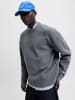 Jack & Jones Strickpullover in Dark Grey Melange