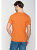 GreenBomb T-Shirt Bike Front Stamp in Schwarzes Heidekraut Orange