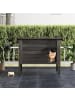 COSTWAY Katzenhaus Outdoor Winterfest in Schwarz