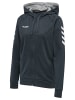 Hummel Reißverschluss Kapuzenpullover Hmlgo Damen in INDIA INK