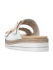 remonte Espadrilles Pantoletten in Weiß