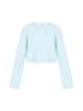 myMo Women Sweater in light blue melange