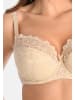 Teyli Halbgepolsterter Bügel-BH mit floraler Spitze Fransua in beige