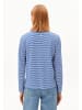 armedangels Langarmshirt Xianaa in blau weiß