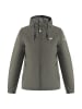 Schmuddelwedda Damen Regenjacke in Dunkeloliv Melange