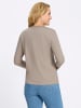 Sieh an! Rundhals-Shirt in sesam-sand