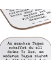Mr. & Mrs. Panda Untersetzer für Gläser Spruch Tapferkeit im All... in Weiß
