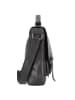 Pride and Soul Baggie Aktentasche Leder 35 cm Laptopfach schwarz